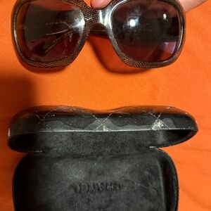 Chanel sunglasses brown
